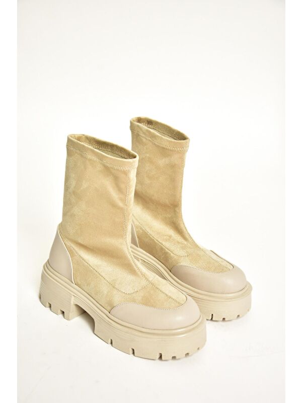 T2670937 Bej Kadın Bot - Görsel 3