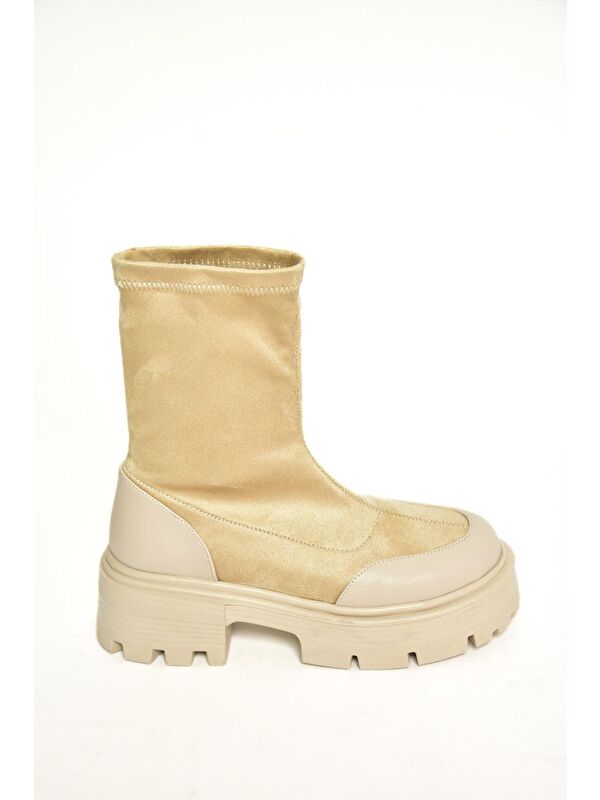 T2670937 Bej Kadın Bot - Görsel 4