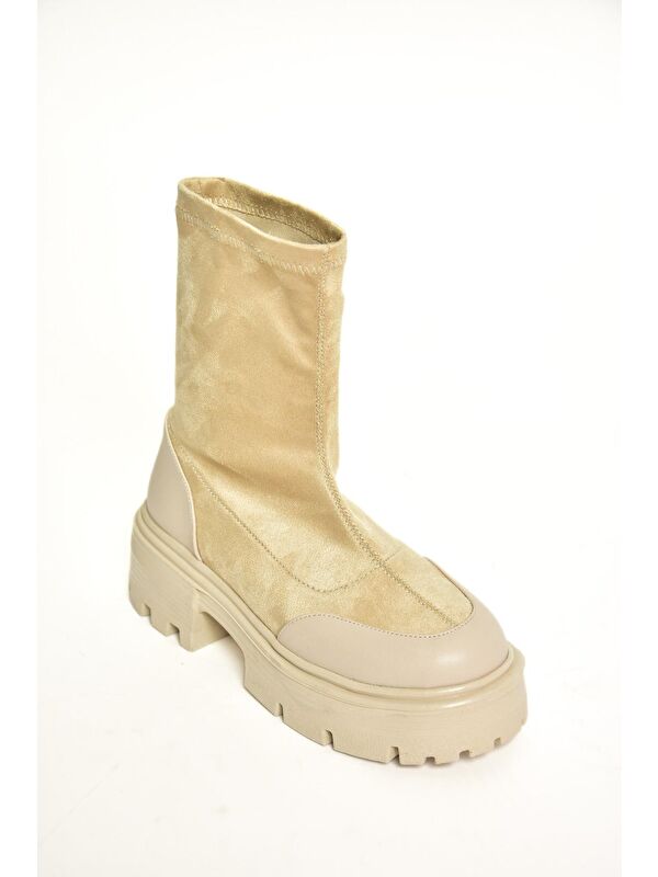 T2670937 Bej Kadın Bot - Görsel 5