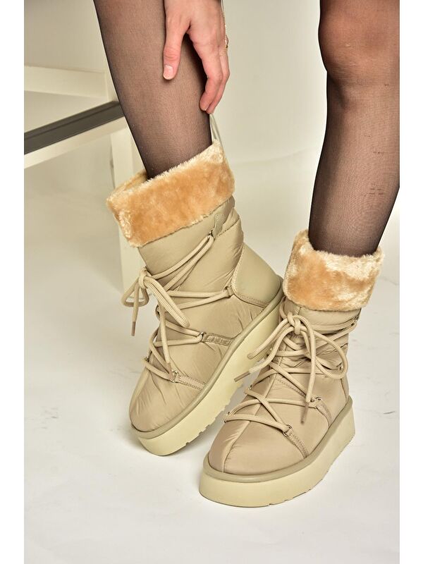 T4763830 Bej Kadın Bot - Görsel 2