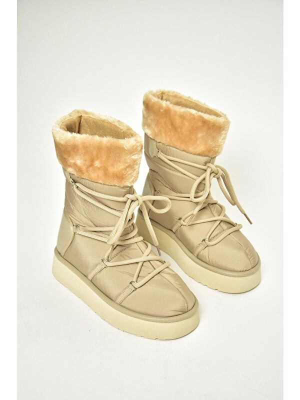 T4763830 Bej Kadın Bot - Görsel 3