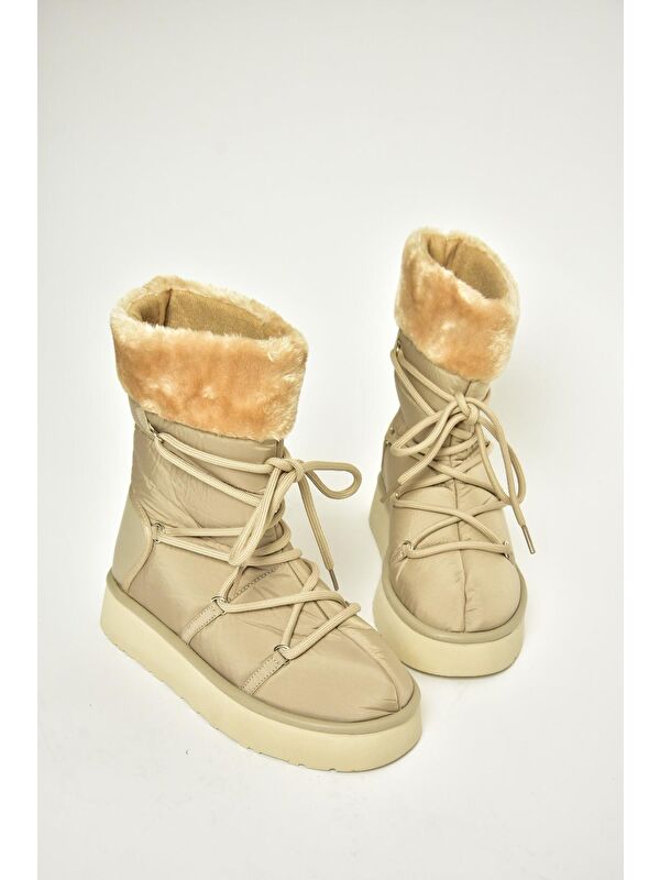 T4763830 Bej Kadın Bot - Görsel 6