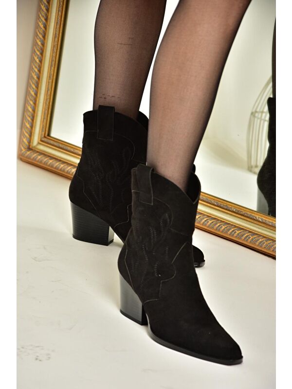 T2961120 Siyah Kadın Bot - Görsel 3