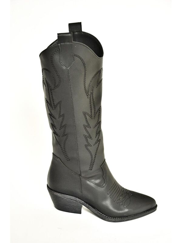 T4044012 Siyah Kadın Çizme - Görsel 2