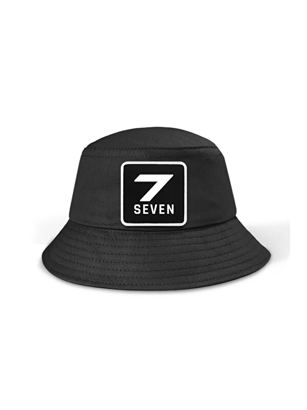 BlackBörk 7 Numara Logolu Bucket Siyah Şapka