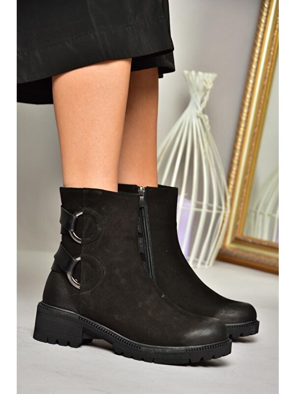 T6540471 Siyah Kadın Bot - Görsel 4