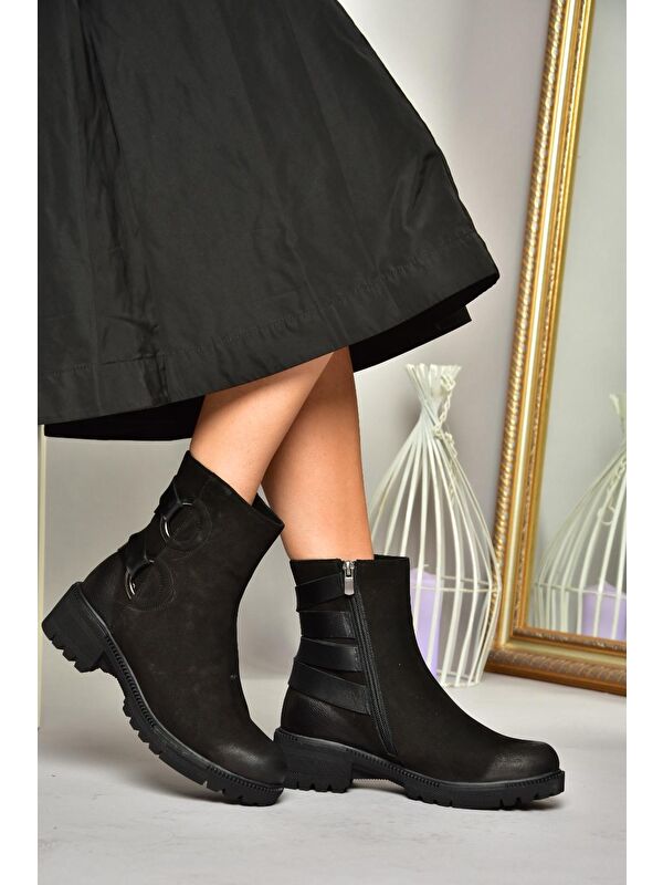T6540471 Siyah Kadın Bot - Görsel 5