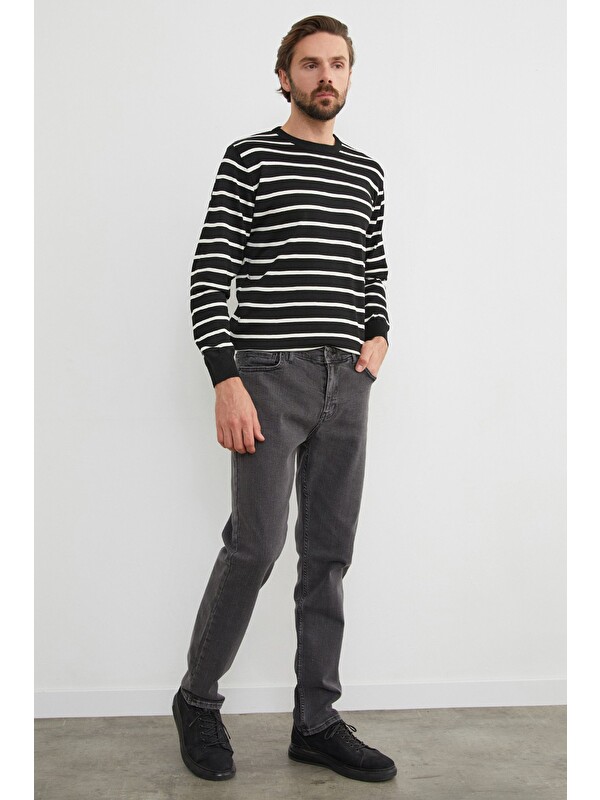 Fullamoda Fermuarlı Straight Jean Pantolon