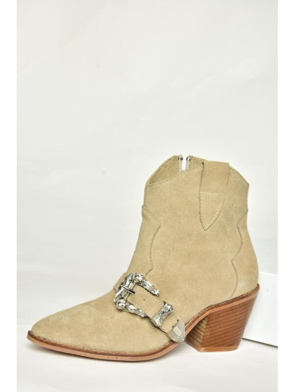 T3803950 Bej Kadın Bot - Görsel 7