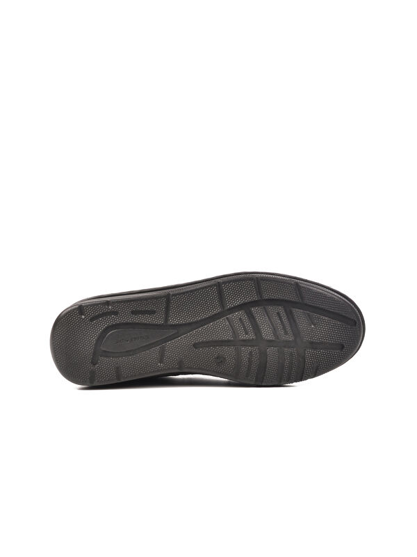 Siyah Hakiki Deri Erkek Casual Ayakkabı 2628 M - Görsel 6