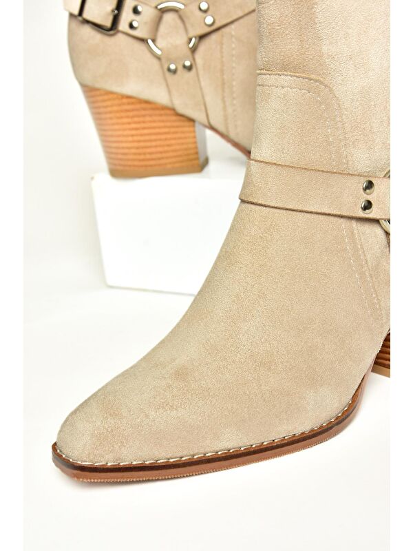 T2960940 Bej Kadın Bot - Görsel 4