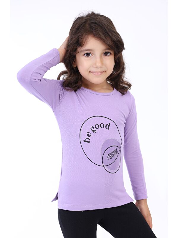 Toontoykids Kız Çocuk Baskılı Tişört
