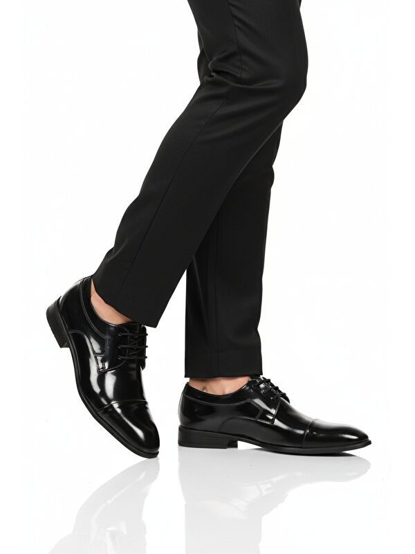 Ayakmod Siyah Ayakmod Premium Hakiki Deri Anatomik Erkek Klasik Ayakkabı 698 M