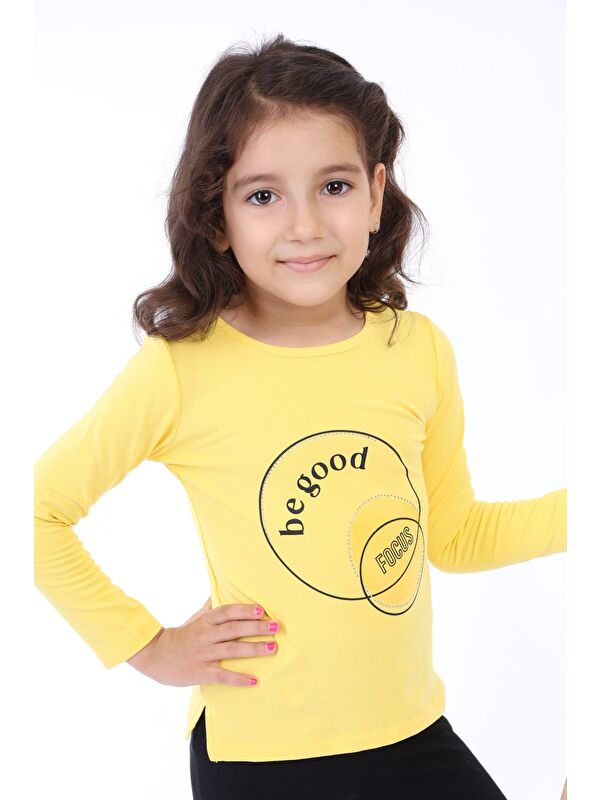 Toontoykids Kız Çocuk Baskılı Tişört