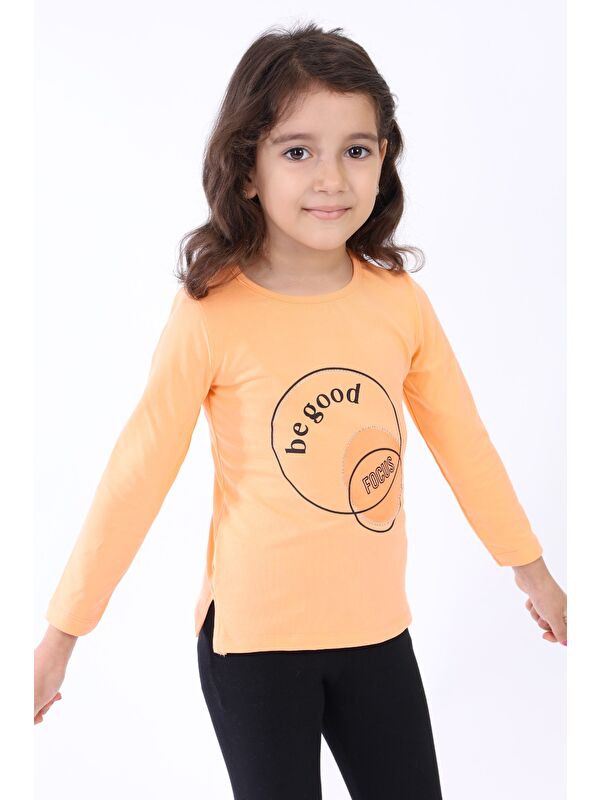 Toontoykids Kız Çocuk Baskılı Tişört