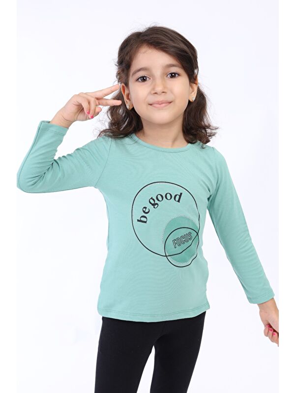 Toontoykids Kız Çocuk Baskılı Tişört