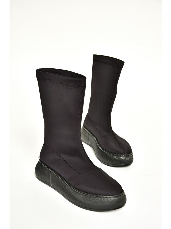 T8112309 Siyah Kadın Bot - Görsel 5