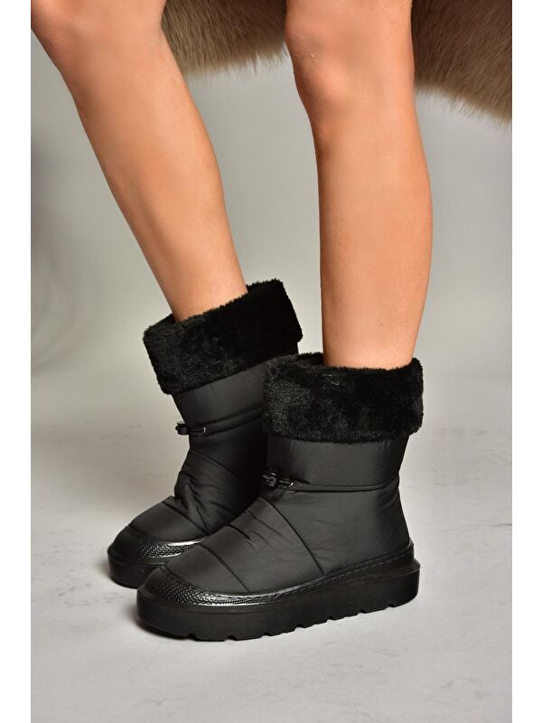 T4764340 Siyah Kadın Bot - Görsel 4