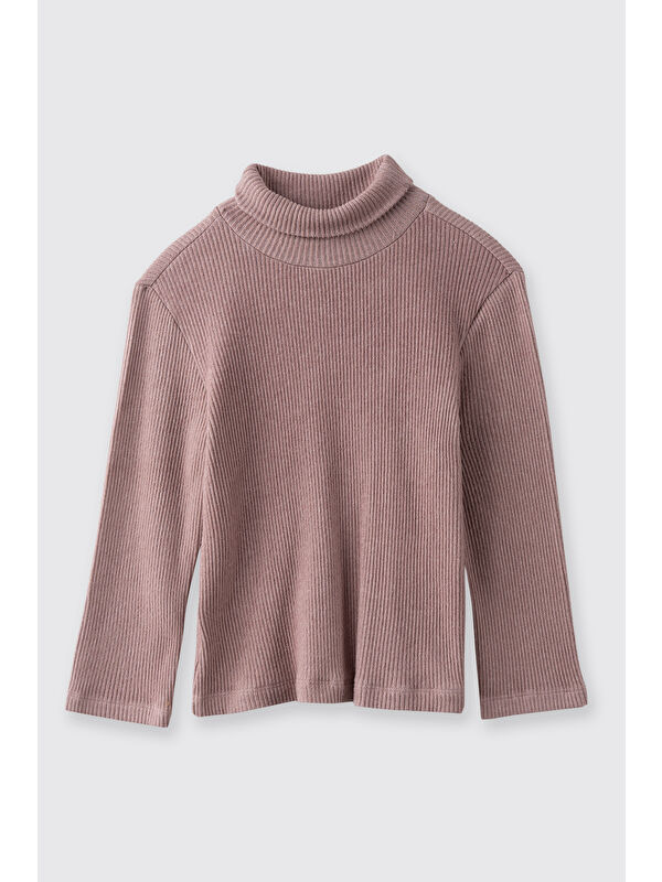 Panço Kız Çocuk Uzun Kollu T-Shirt Pembe