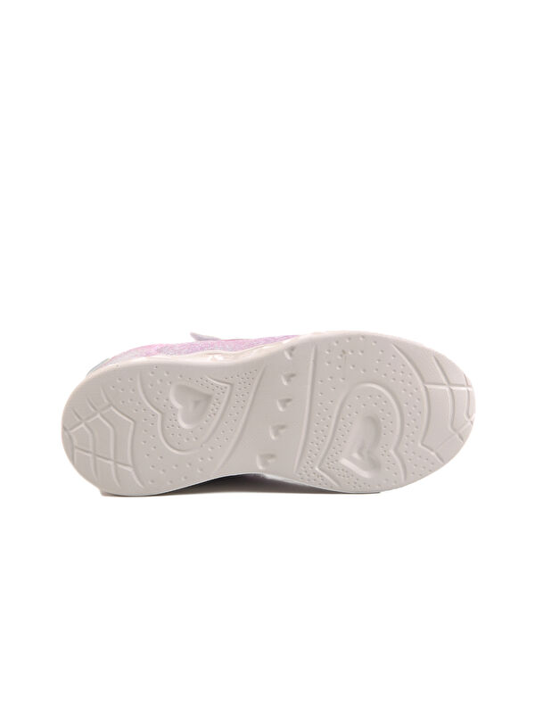 Gümüş Cırtlı Işıklı Kız Çocuk Spor Ayakkabı Yuki F - Görsel 6