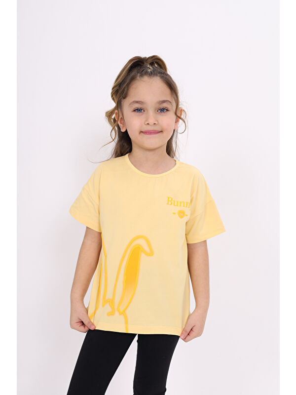 Toontoykids Kız Çocuk Baskılı Tişört