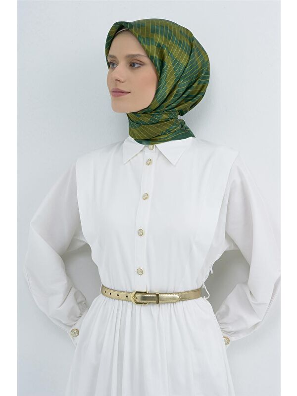 ARMİNE Saf İpek Twill Eşarp 9525D 88