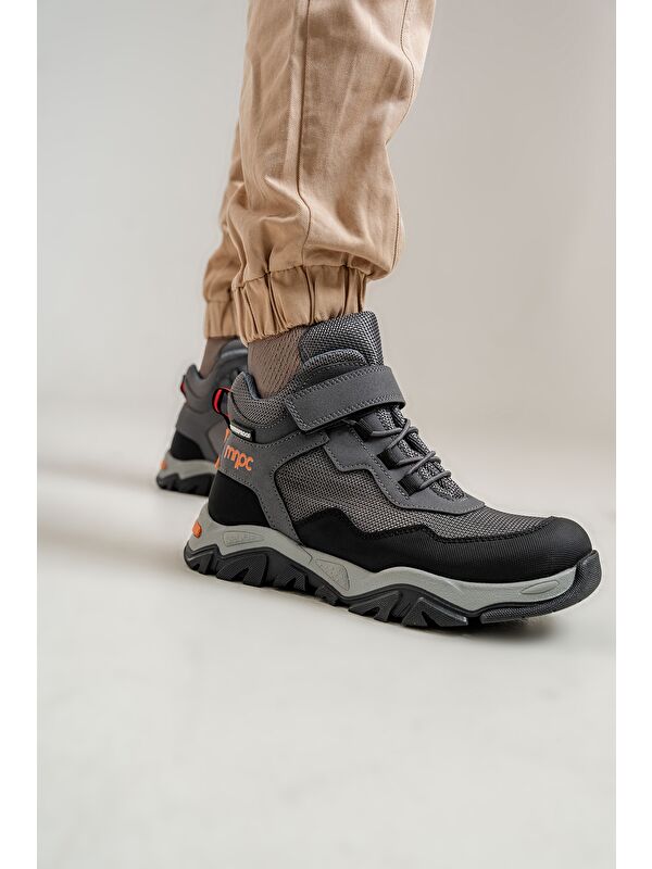 Erkek Çocuk Gri Su Geçirmez Anatomik Günlük Bot - Görsel 3