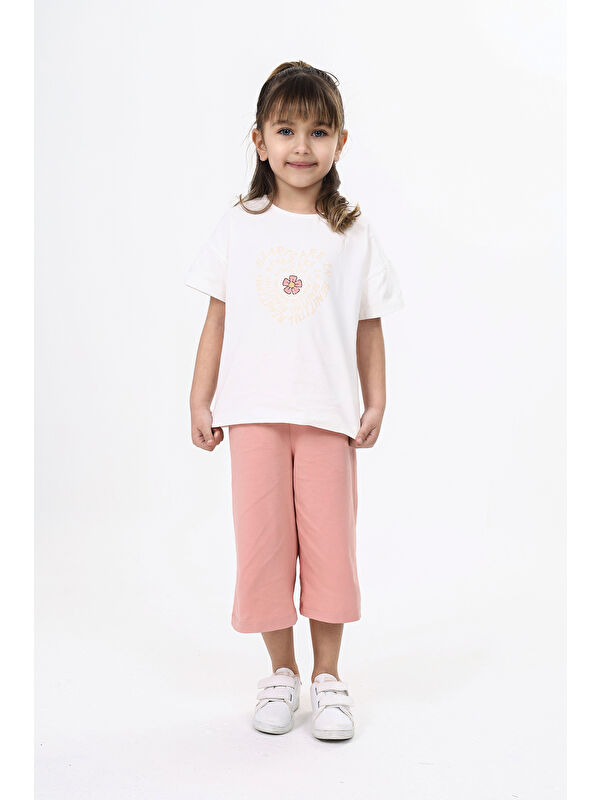 Toontoykids Kız Çocuk Baskılı Kaprili Takım