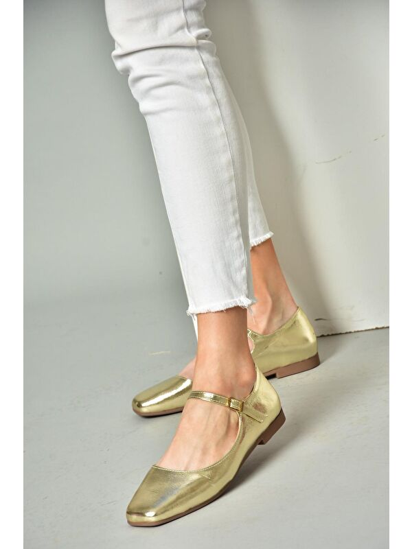 Fox Shoes Siyah Fox Shoes Babet S7262525 Kadın