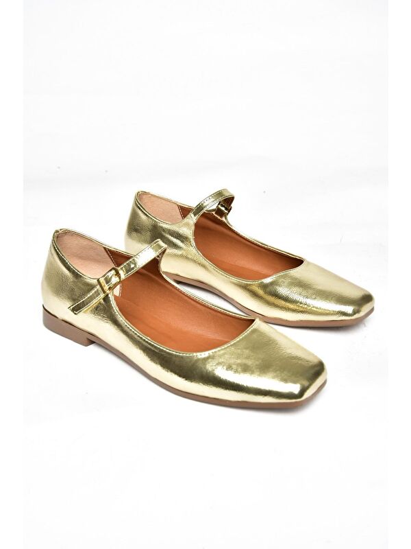 Fox Shoes Siyah Fox Shoes Babet S7262525 Kadın