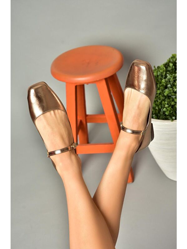 Fox Shoes Bej Fox Shoes Babet S7262525 Kadın