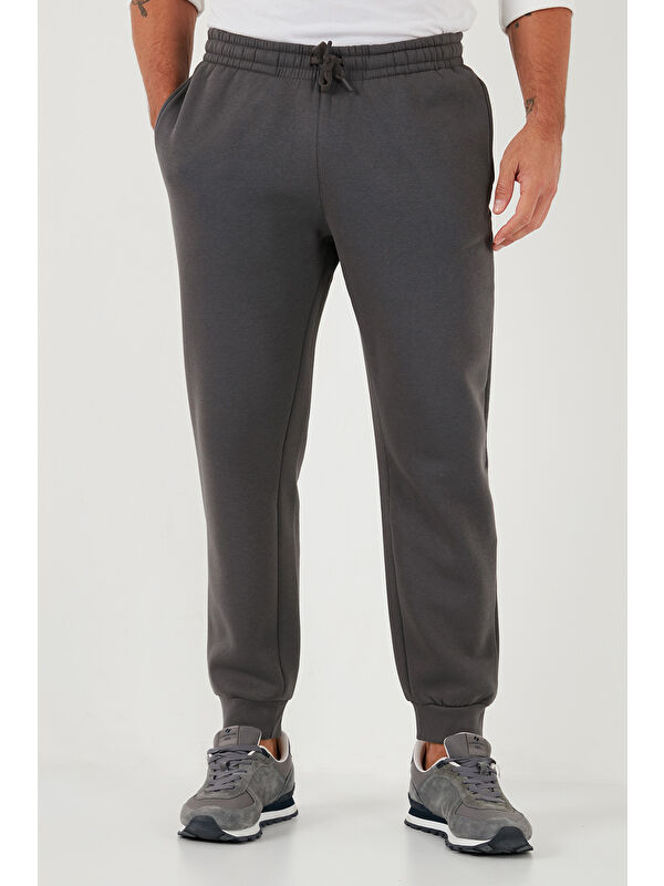 Buratti Pamuklu Regular Fit Normal Bel Cepli  Erkek Jogger Eşofman Altı 5908060
