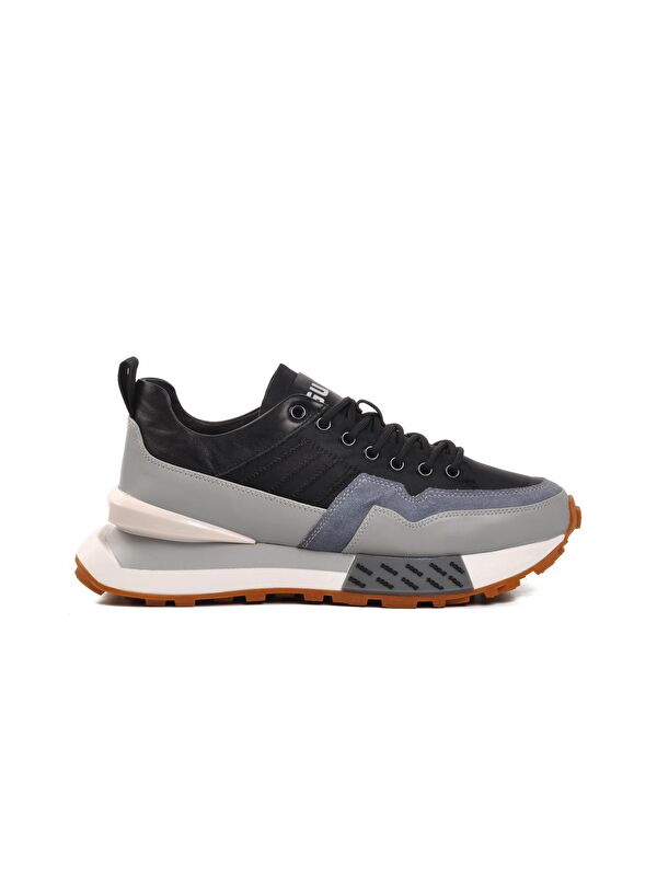 Siyah Erkek Sneaker 24Y544 - Görsel 2