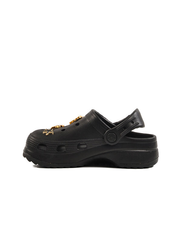 Siyah Unisex Sabo Çocuk Terlik 205 F - Görsel 3