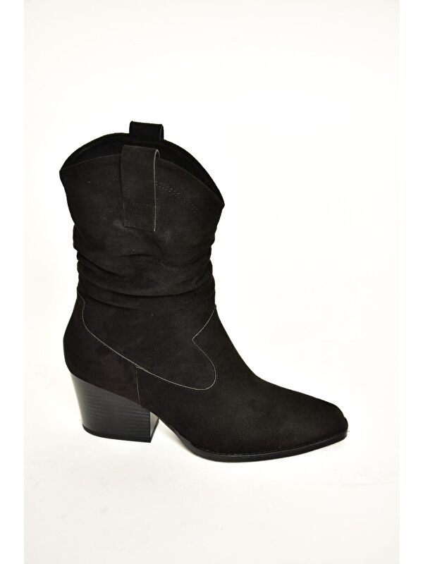 T2967130 Siyah Kadın Bot - Görsel 4