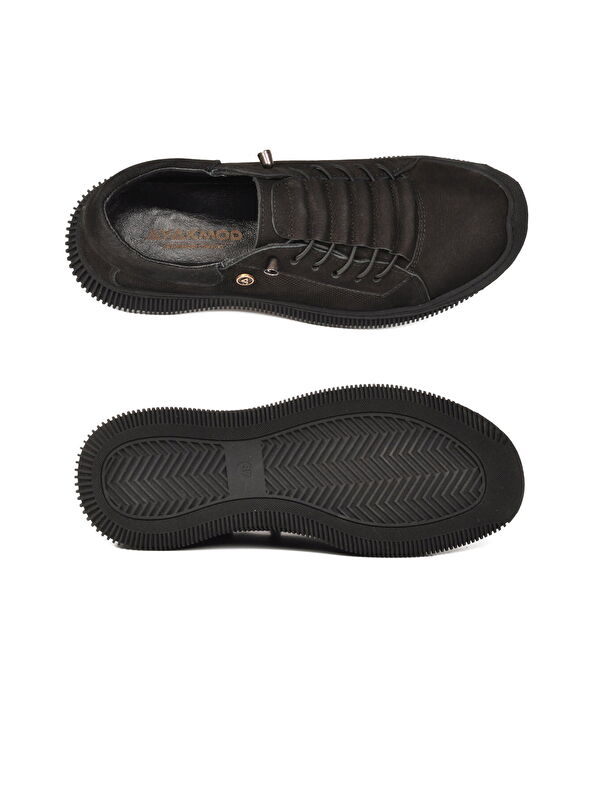 Ayakmod Bej Ayakmod Hakiki Deri Ortopedik Kadın Casual Ayakkabı 5605 Z