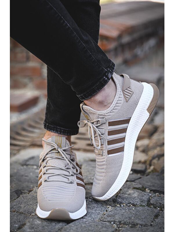 Ald Şerit Detaylı Kalın Taban Erkek Sneaker - Görsel 3