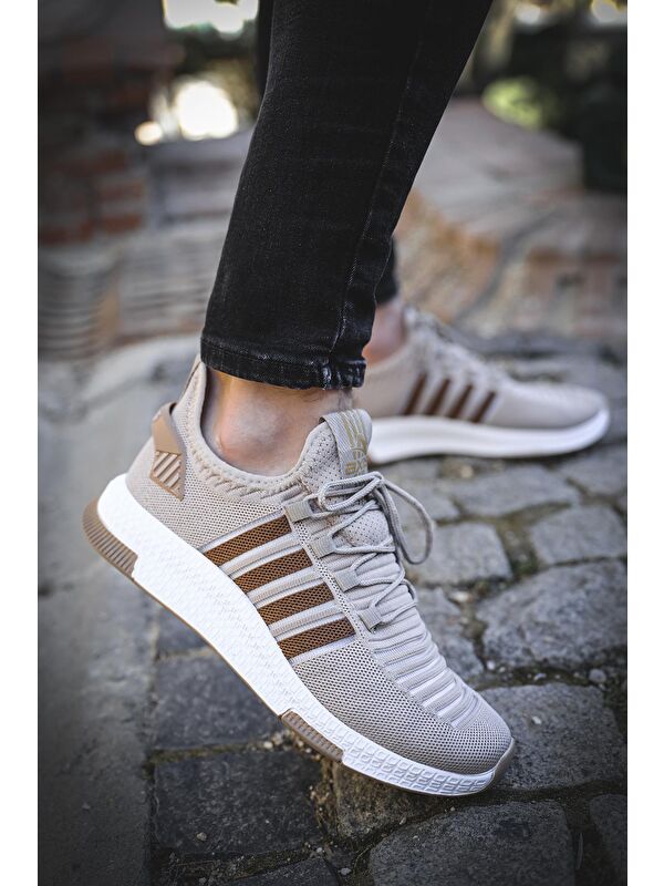 Ald Şerit Detaylı Kalın Taban Erkek Sneaker - Görsel 6