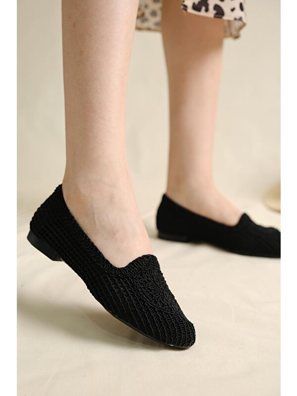 Lesta Kadın Örme Babet Kadın Ayakkabı - Görsel 4