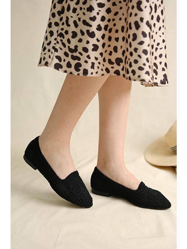 Lesta Kadın Örme Babet Kadın Ayakkabı - Görsel 5