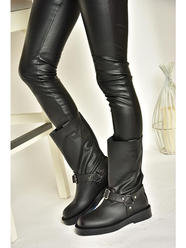 T9735303 Siyah Kadın Bot - Görsel 3