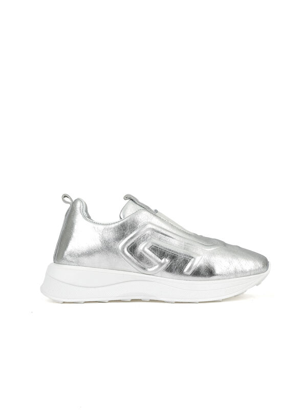 Kadın Hakiki Deri Sneaker 1531050Z26802480PK Gümüş - Görsel 2