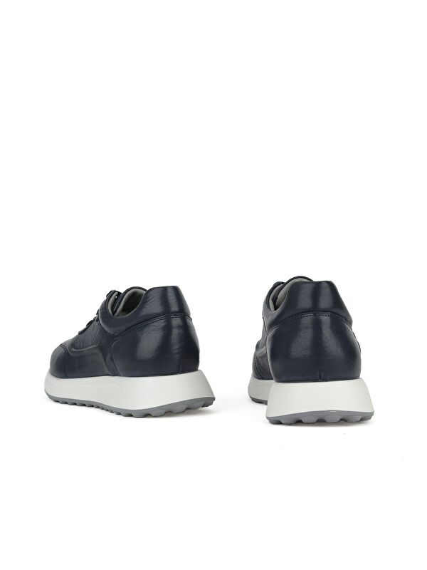 Erkek Hakiki Deri Sneaker 1531026Z290 Lacivert - Görsel 4