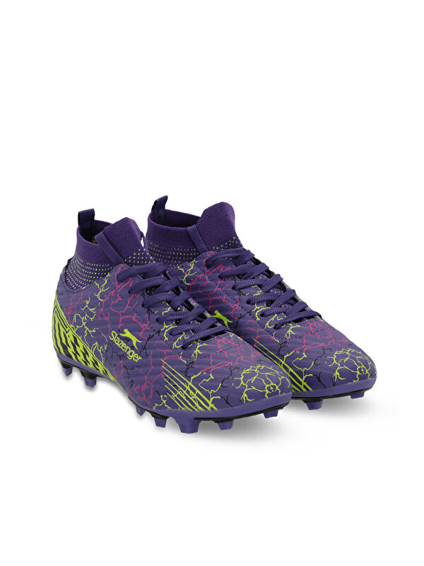 CORNER Unisex Futbol Ayakkabı Mor - Görsel 3