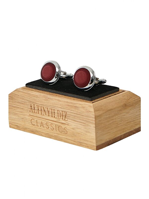 Altınyıldız Classics Erkek Bordo Bordo Kol Düğmesi
