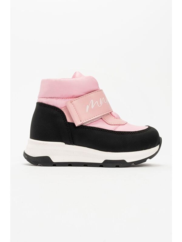 Kız Çocuk Pembe Suni Deri Suya Dayanıklı Anatomik Günlük Bot - Görsel 5