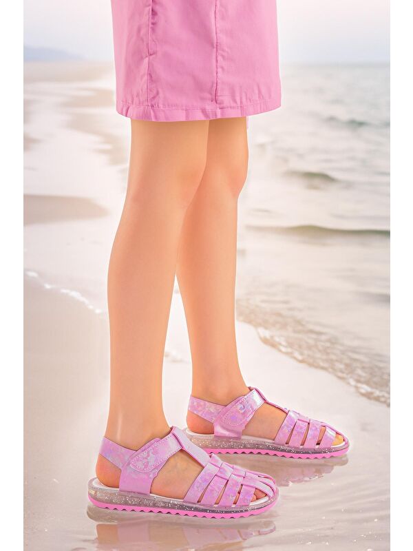 Kiko Kids Beyaz Kiko Kids Arz Kız Çocuk Sandalet