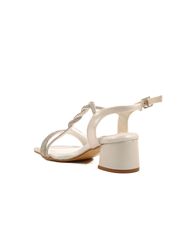 Sedef Kız Çocuk Taşlı Sandalet 07 F - Görsel 5