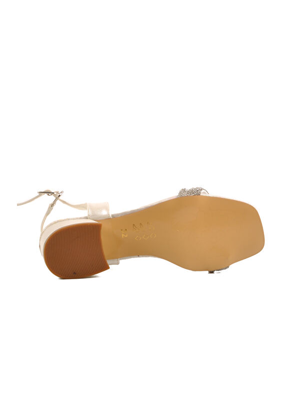 Sedef Kız Çocuk Taşlı Sandalet 07 F - Görsel 6