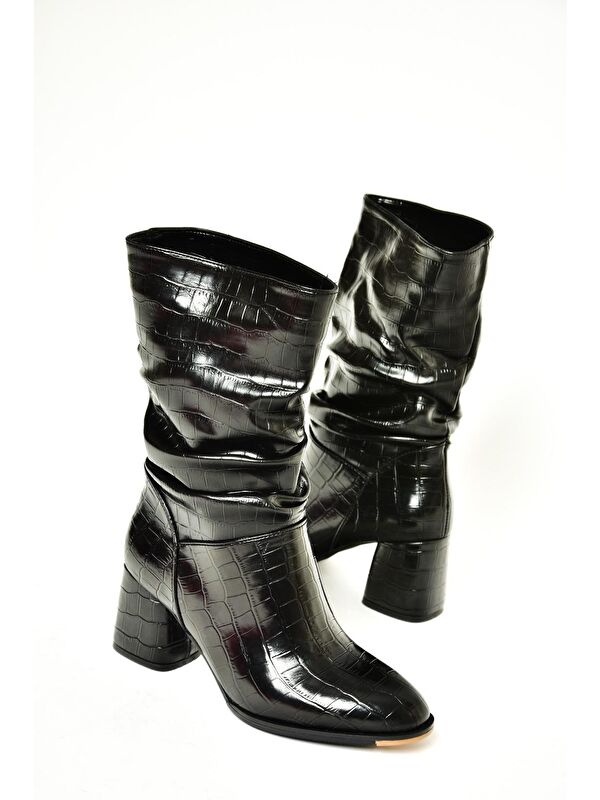 T8482430 Siyah Kadın Bot - Görsel 3